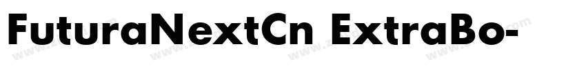 FuturaNextCn ExtraBo字体转换